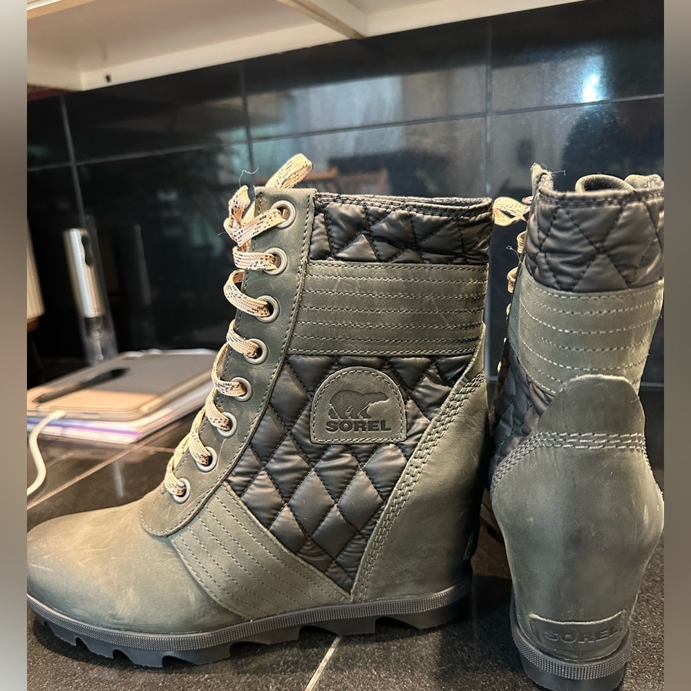 Sorel Lexie wedge waterproof boots